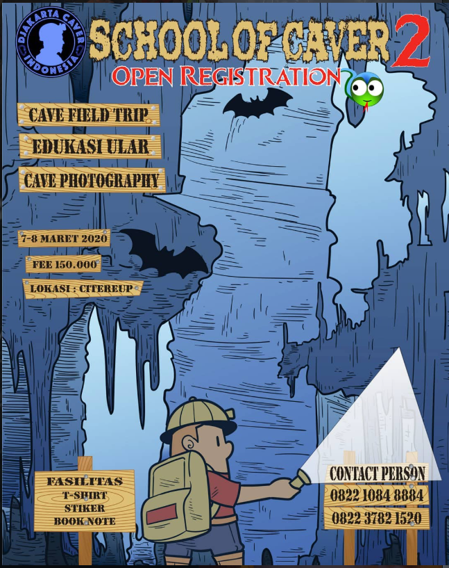 Poster School of Caver 2