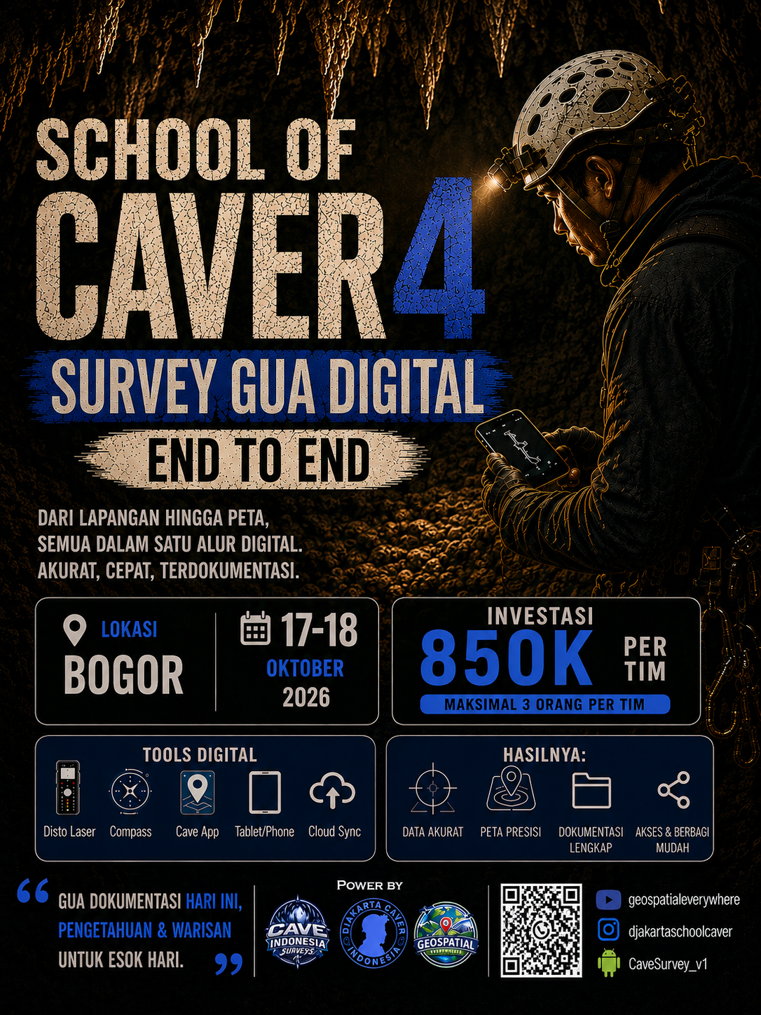 Poster School of Caver 4